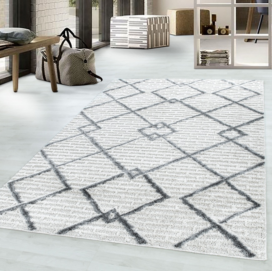 Roma Designer Cream Rug